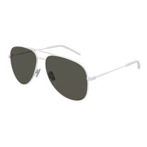 NEW SAINT LAURENT SUNGLASSES, CLASSIC11 038 WHITE MEN EYEWEAR CLASSIC 11 038